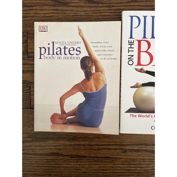 Lot of 2 Pilates Exercise Soft Cover Books Work Out Fitness - Picture 2 of 4